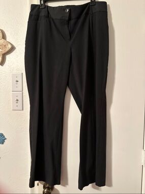 Alfani Black Straight-Leg Dress Pants